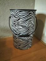 Luieremmer/Vuilnisemmer Zebraprint, Ophalen of Verzenden, Gebruikt, Kunststof, Met deksel