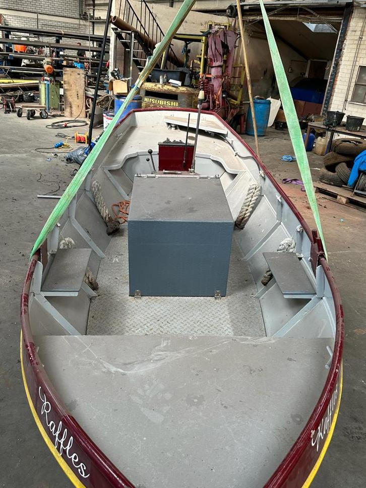 Sloep met volvo penta md2b, lees tekst., Watersport en Boten, Sloepen, Gebruikt, 10 tot 30 pk, 3 tot 6 meter, Binnenboordmotor