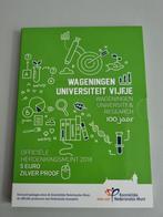 Wageningen Universiteit Vijfje 2018 Zilver Proof, Koningin Beatrix, Zilver, Euro's, Ophalen of Verzenden
