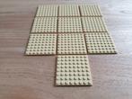 Partij N609=10x Nieuwe Lego plaatjes Tan 8x8, Nieuw, Ophalen of Verzenden, Lego, Losse stenen