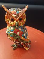 Beeldje in mozaïek van uil, Gaudi stijl, Ophalen, Nieuw, Dier
