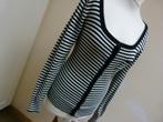 Fishbone vestje zwart wit gestreept, maat M 38, Kleding | Dames, Maat 38/40 (M), Overige kleuren, Fishbone, Ophalen of Verzenden