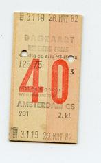 treinkaartje NS dagkaart 1982, Ophalen of Verzenden, Trein, Overige typen