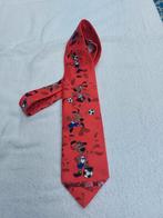 Stropdas Voetbal, Ophalen of Verzenden, Gedragen, Rood, Met patroon