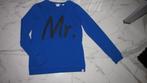 176 NIK & NIK sweater blauw MR, Jongen, Trui of Vest, Ophalen of Verzenden, Zo goed als nieuw