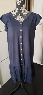 EDC Donkerblauwe Zomerjurk Maat L, Maat 42/44 (L), Zo goed als nieuw, Knielengte, EDC