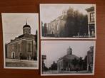 Dinteloord: Ansicht en 2 fotokaarten Herv. Kerk, jaren, Ophalen of Verzenden, 1940 tot 1960, Ongelopen, Noord-Brabant