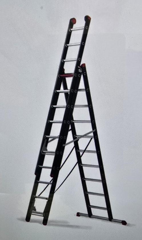 Altrex Atlantis 3-delige reformladder ATR 3062 3x10 treden, Doe-het-zelf en Verbouw, Ladders en Trappen, Zo goed als nieuw, Ladder
