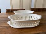 Tupperware asperges schaal, Ophalen of Verzenden, Nieuw, Wit, Schaal