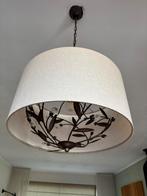 Stijlvolle hanglamp met stoffen kap, Ophalen of Verzenden, Zo goed als nieuw, Stof, Minder dan 50 cm