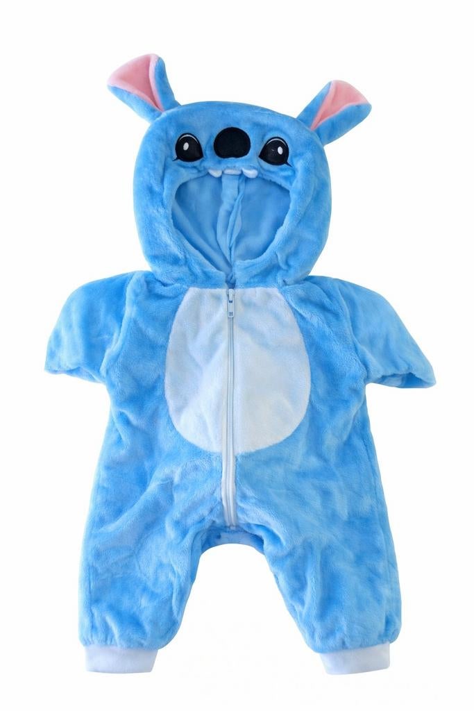 Leuk Stitch Onesie voor baby pop, Ophalen of Verzenden, Zo goed als nieuw, 104 of kleiner, Jongen of Meisje