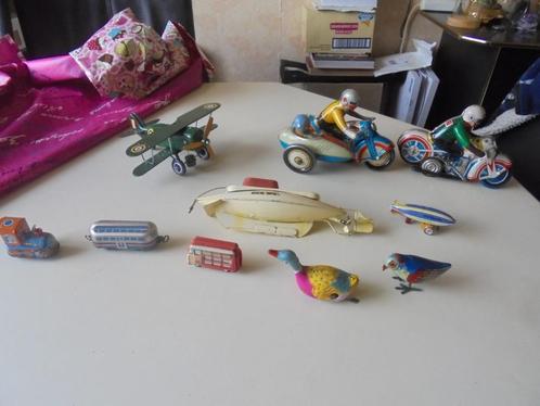 Blikken speelgoed 10 stuks, Antiek en Kunst, Antiek | Speelgoed, Verzenden