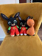 Bing Knuffels - Groot & Klein + Flop, Kinderen en Baby's, Speelgoed | Knuffels en Pluche, Ophalen, Gebruikt, Konijn