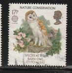 Verenigd Europa 1986 - Engeland - Stikkende Pad, Wilde kat, Ophalen of Verzenden, Gestempeld, Dier of Natuur