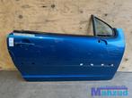 PEUGEOT 207 CC BLAUW KMUD rechts deur portier 2007-2015, Auto-onderdelen, Carrosserie en Plaatwerk, Gebruikt, -, Deur, -