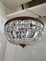 Kristallen Italiaanse glazen plafond lamp antiek vintage, Huis en Inrichting, Lampen | Kroonluchters, Ophalen of Verzenden, Zo goed als nieuw