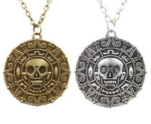 Pirates of the Carribbean ketting, zilver- of bronskleurig, Sieraden, Tassen en Uiterlijk, Kettingen, Ophalen of Verzenden