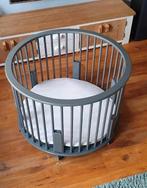 Bopita Rondo Box - Grijs met speelgoedzak en extra matras, Ophalen of Verzenden, Zo goed als nieuw, Rond, Wieltjes