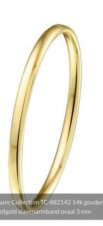 Gouden armband met diamanten, Sieraden, Tassen en Uiterlijk, Armbanden, Ophalen, Zo goed als nieuw, Goud, Goud