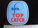 sticker bifa logo top catch topvangst hengelsport, Verzenden, Zo goed als nieuw, Merk