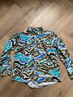 Studio Anneloes Bobby blouse army print travelstof mt L, Ophalen of Verzenden, Zo goed als nieuw, Maat 42/44 (L), Groen