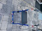 1 blauwe rollator inklapbaar i z,g st, Ophalen, Opvouwbaar, Zo goed als nieuw