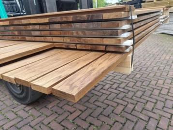 Hardhouten latten geschaafd 1.8x6.8 cm - nr: HP241 beschikbaar voor biedingen