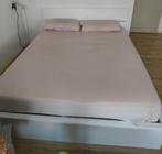 IKEA Herdla Opbergbed, Huis en Inrichting, Gebruikt, Wit, Tweepersoons, Ophalen of Verzenden