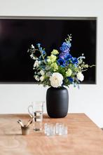 Vase The World Luxury Vaas Artic M Black 25x35 cm Nieuw!, Ophalen, Zwart, Nieuw, Glas