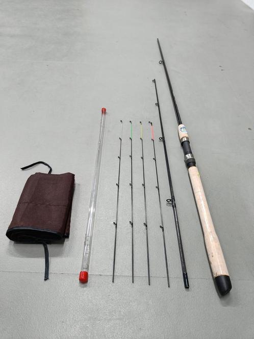 Prachtige NIEUWE Balzer Magna Zilver Carbon picker 2.70m 6d., Watersport en Boten, Hengelsport | Witvissen, Nieuw, Werphengel