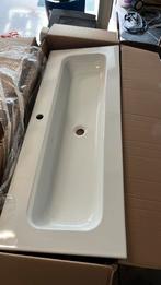 NIEUW INK Aspekt Wastafel porselein midden 1 kraangat, Huis en Inrichting, Ophalen, 100 tot 150 cm, Nieuw, Minder dan 100 cm