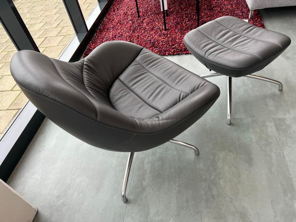 Nieuw Design on Stock Nylo Fauteuil met poef Design Stoel, Huis en Inrichting, 75 tot 100 cm, Ophalen of Verzenden, Eyye, 50 tot 75 cm