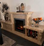 Openhaard meubel,Grote zuil, TV-kast en Salontafel, Ophalen, Overige materialen, Zo goed als nieuw, Minder dan 100 cm