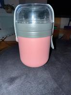 Leo yoghurt beker kleur rose., Ophalen of Verzenden, Zo goed als nieuw, Beker of Kan