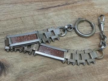 Antieke Art Déco Horloge Ketting beschikbaar voor biedingen