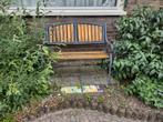 Tuinbankje gietijzeren, Tuin en Terras, Tuinbanken, Ophalen, Zo goed als nieuw, Metaal