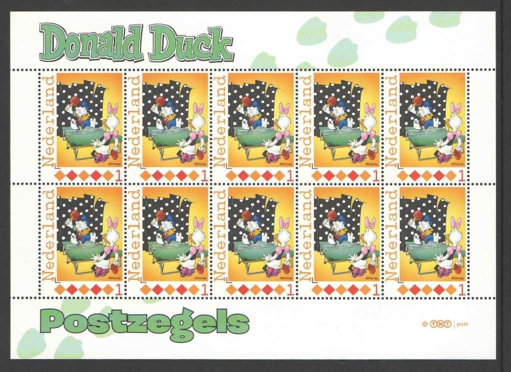 Postzegels Donald Duck, Ontdek Duckstad: Vel 14, Postzegels en Munten, Ophalen of Verzenden, Na 1940, Postfris