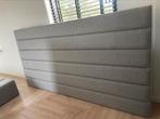 Hoofdbord Gestoffeerde wandpanelen grijs 2 keer 231x117cm, Ophalen of Verzenden, Gebruikt