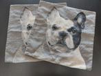 Kussenhoezen French Bulldog, Ophalen, Gebruikt, 50 tot 75 cm, Schilderij