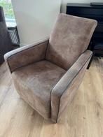 Bruine fauteuil van Pronto Wonen, Ophalen, Overige materialen, 75 tot 100 cm, Zo goed als nieuw