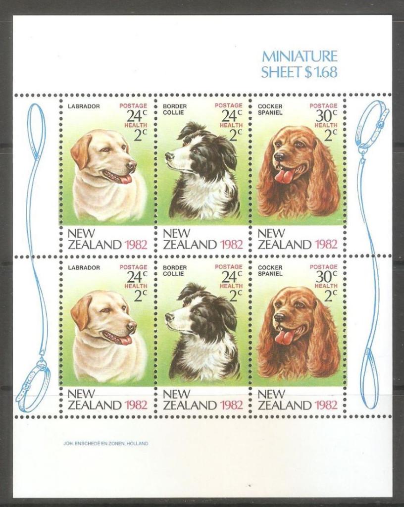 16-01 Nieuw Zeeland MI 849/51 Kleinbogen ongebruikt., Verzenden