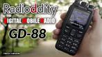 Radioddity GD88 dualband analoog/dmr portofoon, Ophalen of Verzenden, Zo goed als nieuw, Zender en Ontvanger