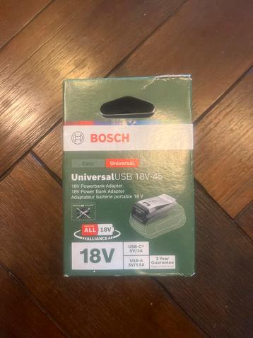 Bosch UniversalUSB 18V-45 Powerbank Adapter beschikbaar voor biedingen