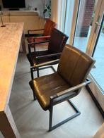 Eettafel en stoelen, Huis en Inrichting, Stoelen, Metaal, Overige kleuren, Ophalen of Verzenden, Zo goed als nieuw