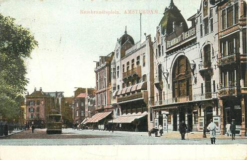 (388-502-037) Amsterdam Rembrandtsplein, Verzamelen, Ansichtkaarten | Nederland, Noord-Holland, Verzenden