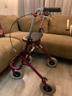 Goede stabiele rollator premis provo rood beide kanten rem, Diversen, Ophalen, Opvouwbaar, Zo goed als nieuw