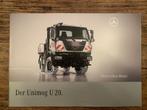 Folder Mercedes-Benz Unimog U 20 2009 nieuw, Nieuw, Mercedes-Benz, Mercedes, Ophalen of Verzenden