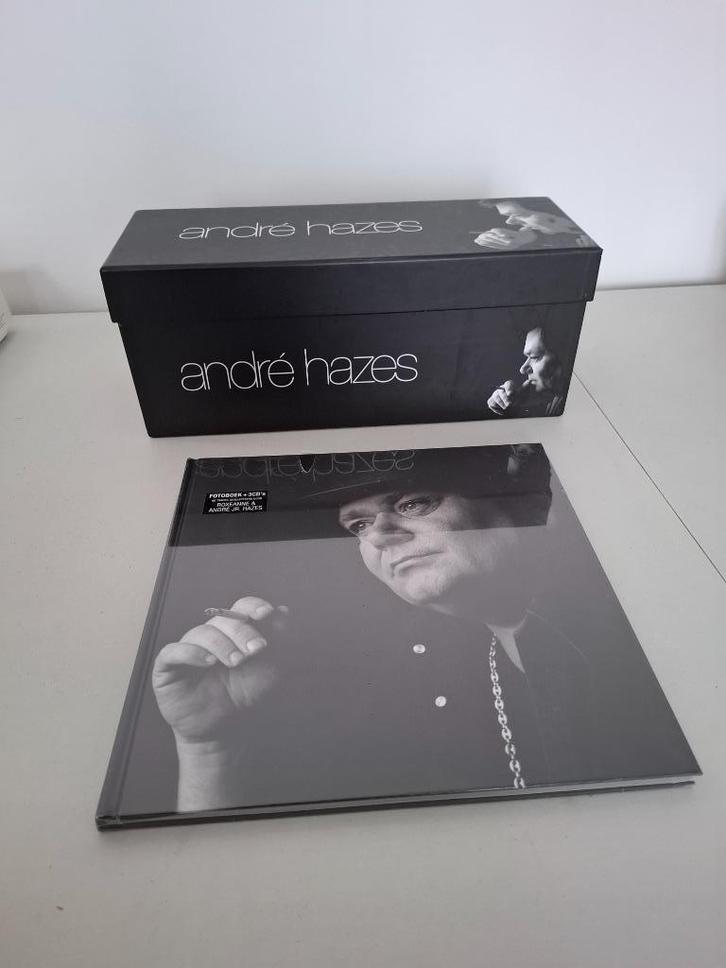 Andre Hazes Box 24 cd's en fotoboek met 3 cd's, Cd's en Dvd's, Cd's | Nederlandstalig, Zo goed als nieuw, Levenslied of Smartlap