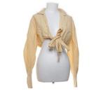 &Other Stories Butter Yellow Cropped Wikkelblouse Maat 40 Ni, Maat 38/40 (M), Geel, Ophalen of Verzenden, Nieuw