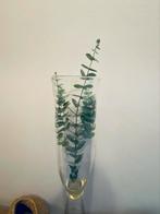 Glazen Diabolo Vaas - Stijlvol Design, Huis en Inrichting, Overige kleuren, 50 tot 75 cm, Ophalen of Verzenden, Glas